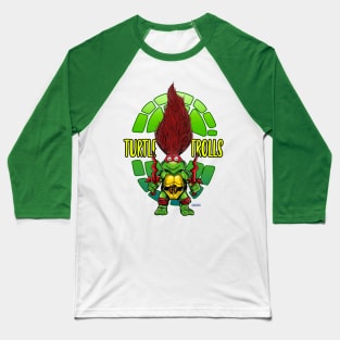 Turtle Troll Raph Baseball T-Shirt